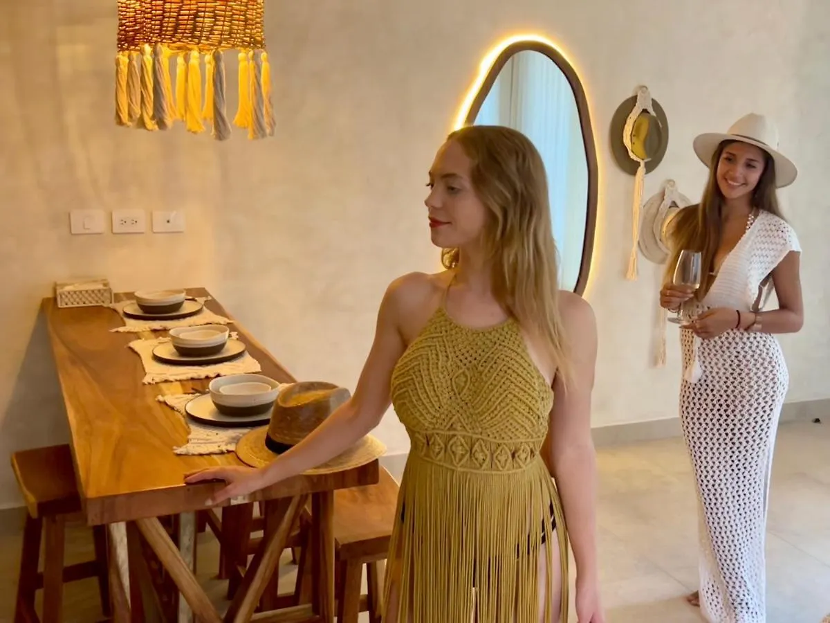 הוילה Tuluminati House-Bohemian Chic Luxury @Zama, טולום וילה